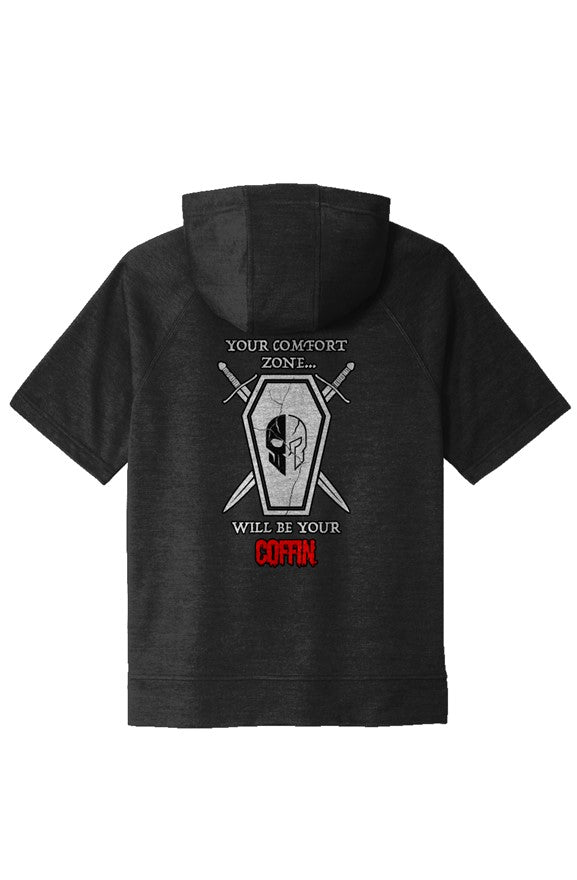 Comfort/Coffin - Tri-Blend Fleece  S/S Hooded Pull